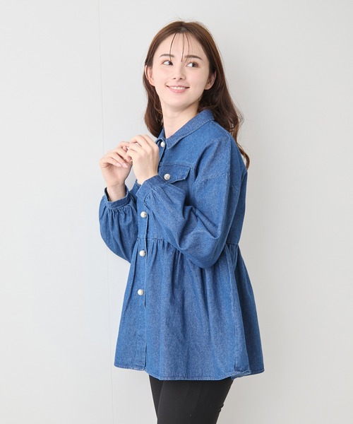 Jayro(ジャイロ)の「ペプラムジャケット(その他アウター・レディース・ブラック/ブルー系その他4/オフホワイト・M)」の22枚目の写真
