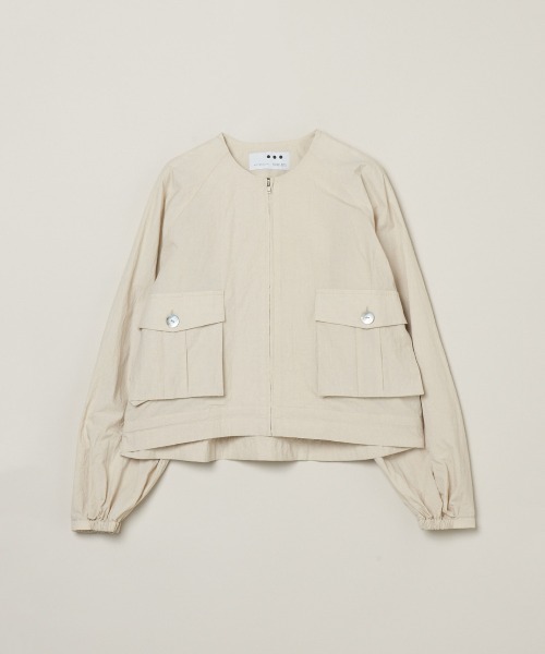 three dots（スリードッツ）の「サン ドライドクロス ジャケット