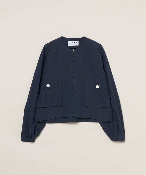 three dots（スリードッツ）の「サン ドライドクロス ジャケット