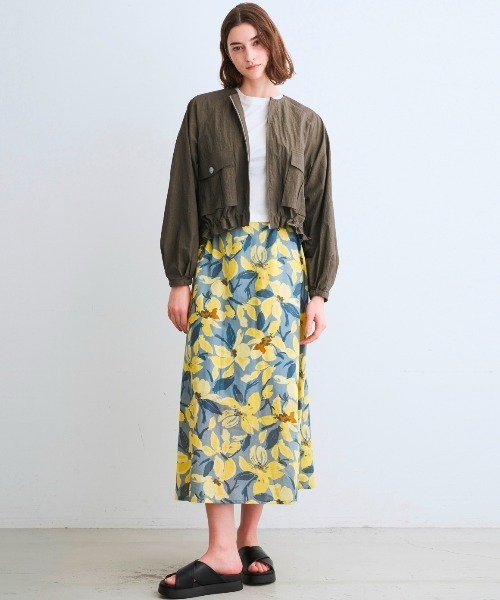 three dots（スリードッツ）の「サン ドライドクロス ジャケット