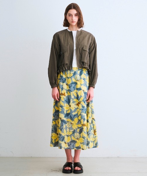three dots（スリードッツ）の「サン ドライドクロス ジャケット