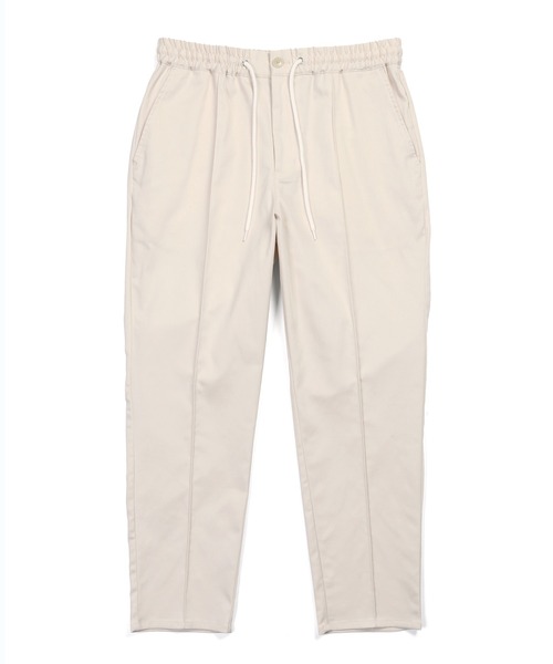 The DUFFER of ST.GEORGE(ザダファーオブセントジョージ)の「「GUM STRETCH CSF」CENTER CREASE TAPERED PANTS:超伸縮「ガムストレッチ」接触冷感 センタークリース ピンタック テーパードパンツ(スラックス・メンズ・ライトグレー/ライトベージュ/アイボリー/ブラック/ネイビー・X-LARGE/LARGE/MEDIUM/SMALL)」の19枚目の写真