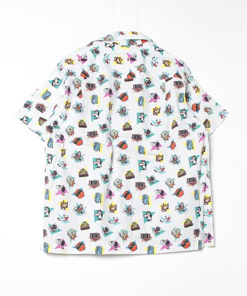 CHUMS(チャムス)の「CHUMS/チャムス かせきさいだぁ チャムロハシャツ Chumloha Shirt(シャツ/ブラウス・レディース・ブラック/ホワイト・M/L)」の4枚目の写真