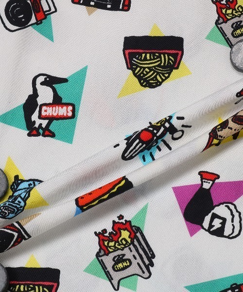 CHUMS(チャムス)の「CHUMS/チャムス かせきさいだぁ チャムロハシャツ Chumloha Shirt(シャツ/ブラウス・レディース・ブラック/ホワイト・M/L)」の5枚目の写真