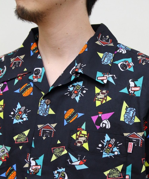 ブラウス シャツ CHUMS/チャムス　かせきさいだぁ チャムロハシャツ　Chumloha Shirt レディース メンズ CHUMS ブラウス シャツ CHUMS/チャムス かせきさいだぁ チャム