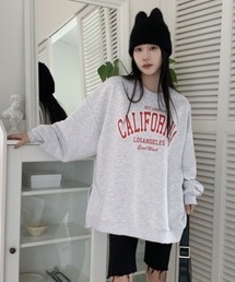ROOPTOKYO | Side slit Arch logo print sweatshirt / サイドスリット アーチロゴプリント スウェット オーバーサイズ(スウェット)
