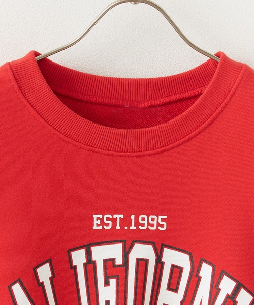 ROOPTOKYO（ループトウキョウ）の「Side slit Arch logo print sweatshirt / サイドスリット アーチロゴプリント スウェット オーバーサイズ（スウェット・レディース・レッド/グレー/ライトグレー・FREE）」の12枚目の写真