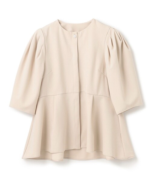ブラウス シャツ 「VERY×UNFILOコラボ」BEAUTY MOVE ペプラムブラウス レディース UNFILO ブラウス シャツ 「VERY×UNFILOコラボ」BEAUTY MOVE