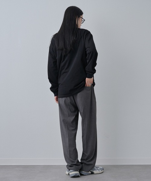 COLONY 2139(コロニートゥーワンスリーナイン)の「箔プリントロングスリーブT(Tシャツ/カットソー・メンズ・ブラック/ホワイト・MEDIUM/LARGE)」の14枚目の写真