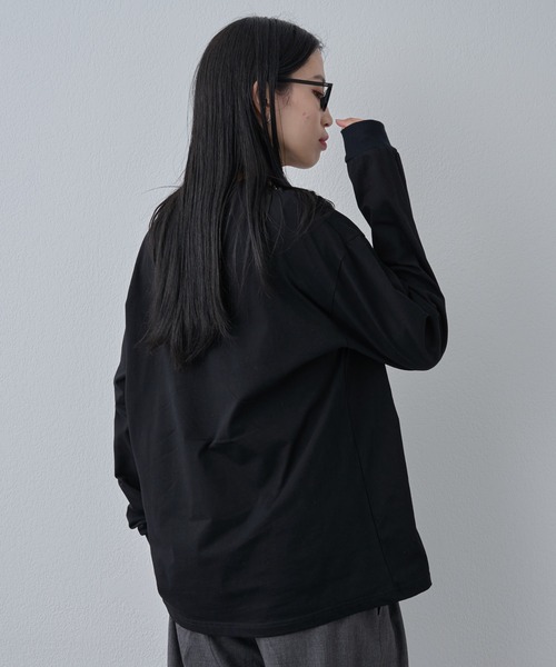 COLONY 2139(コロニートゥーワンスリーナイン)の「箔プリントロングスリーブT(Tシャツ/カットソー・メンズ・ブラック/ホワイト・MEDIUM/LARGE)」の5枚目の写真