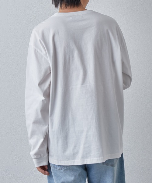 COLONY 2139(コロニートゥーワンスリーナイン)の「箔プリントロングスリーブT(Tシャツ/カットソー・メンズ・ブラック/ホワイト・MEDIUM/LARGE)」の9枚目の写真