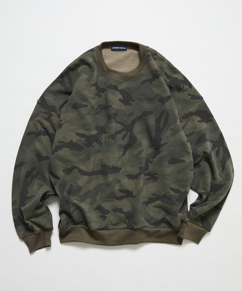 NAUTICA（ノーティカ）の「NAUTICA JEANS CO./ノーティカジーンズ Camo&Map&Sky Crewneck Sweatshirt/カモ柄 マップ柄 タイダイ柄 クルーネックスウェット（スウェット・メンズ・カモフラージュ/その他15/オフホワイト・MEDIUM/LARGE）」の11枚目の写真