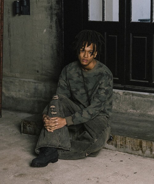 NAUTICA（ノーティカ）の「NAUTICA JEANS CO./ノーティカジーンズ Camo&Map&Sky Crewneck Sweatshirt/カモ柄 マップ柄 タイダイ柄 クルーネックスウェット（スウェット・メンズ・カモフラージュ/その他15/オフホワイト・MEDIUM/LARGE）」の16枚目の写真