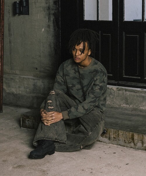 NAUTICA（ノーティカ）の「NAUTICA JEANS CO./ノーティカジーンズ Camo&Map&Sky Crewneck Sweatshirt/カモ柄 マップ柄 タイダイ柄 クルーネックスウェット（スウェット・メンズ・カモフラージュ/その他15/オフホワイト・MEDIUM/LARGE）」の17枚目の写真