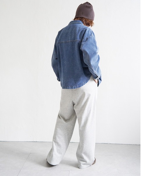 セール】【sweet web掲載】デニムシャツジャケット（デニムジャケット