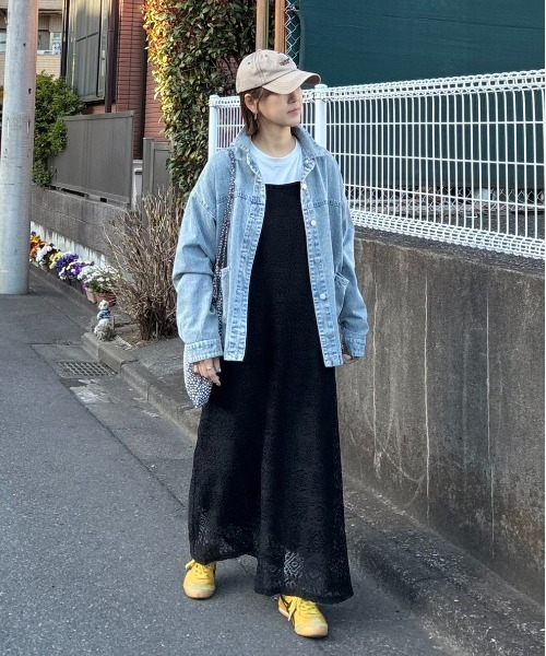 notch.（ノッチ）の「【sweet web掲載】デニムシャツジャケット（デニムジャケット・レディース・ブルー/ライトブルー/ブラック・M）」の14枚目の写真