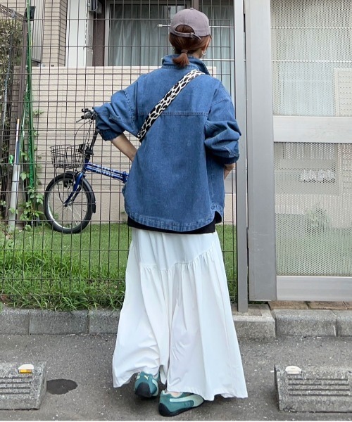 Naptime デニムプルオーバージャケット-WHITE Naptime デニムプルオーバージャケット ホワイト 2024ss