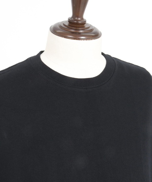 wjk reluxe（ダブルジェーケーリラックス）の「mlt5080-drop shoulder long sleeve cut sew ロンT（Tシャツ/カットソー・メンズ・ホワイト/ブラック/霜降りグレー・S/M/L/XL）」の19枚目の写真