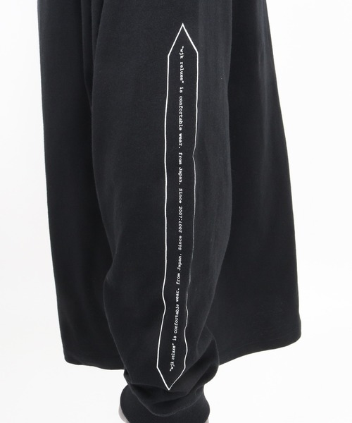 wjk reluxe（ダブルジェーケーリラックス）の「mlt5080-drop shoulder long sleeve cut sew ロンT（Tシャツ/カットソー・メンズ・ホワイト/ブラック/霜降りグレー・S/M/L/XL）」の21枚目の写真