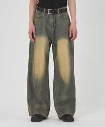 kutir | VINTAGE LIKE STRAIGHT WIDE DENIM PANTS/ヴィンテージライクストレートワイドデニムパンツ(デニムパンツ)