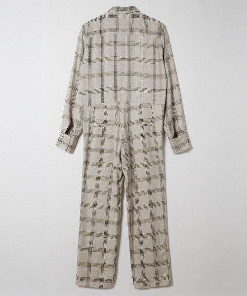 soduk(スドーク)の「curve pockets jumpsuit(つなぎ/オールインワン・レディース・チェック・SMALL/MEDIUM)」の8枚目の写真