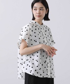 MAISON SPECIAL 2wayスリーブドットブラウス 2way Sleeve Dot Ruffle Blouse/2WAYスリーブドットフリル