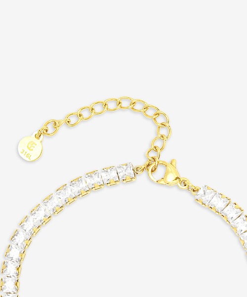 BLOOM(ブルーム)の「サージカルステンレス 316L キュービックジルコニア ブレスレット BLOOM/ブルーム(ブレスレット・レディース・その他・20cm)」の3枚目の写真