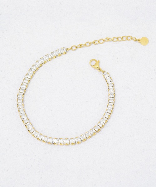 BLOOM(ブルーム)の「サージカルステンレス 316L キュービックジルコニア ブレスレット BLOOM/ブルーム(ブレスレット・レディース・その他・20cm)」の5枚目の写真