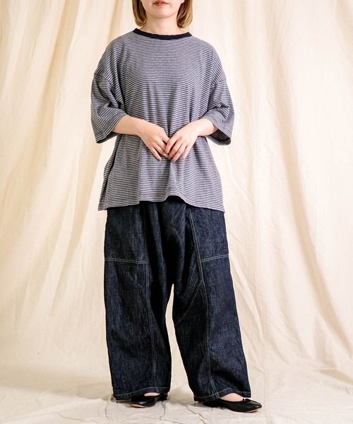 美品 ブロカントBrocante ムラ糸10ozデニム グランエペパンツ 2 美品 ブロカントBrocante ムラ糸10ozデニム グランエペパンツ 2
