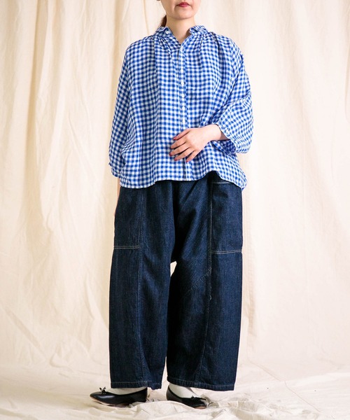Brocante（ブロカント）の「[Brocante / ブロカント] 10ozデニム ポムパンツ（デニムパンツ・レディース・ワンウォッシュ・2）」の21枚目の写真