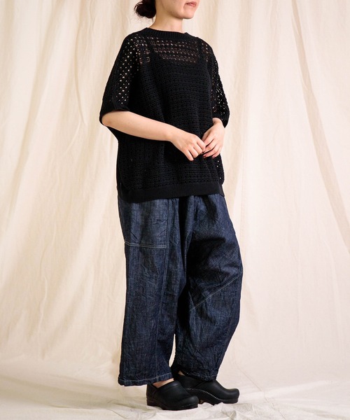 Brocante（ブロカント）の「[Brocante / ブロカント] 10ozデニム ポムパンツ（デニムパンツ・レディース・ワンウォッシュ・2）」の20枚目の写真