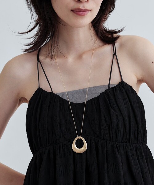GALLEST（ギャレスト）の「マットワントップネックレス（ネックレス・レディース・シルバー/ゴールド・00）」の3枚目の写真