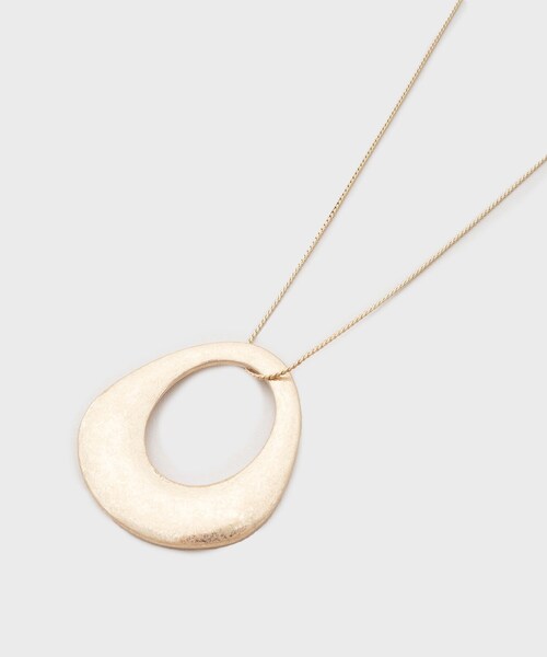 GALLEST（ギャレスト）の「マットワントップネックレス（ネックレス・レディース・シルバー/ゴールド・00）」の6枚目の写真