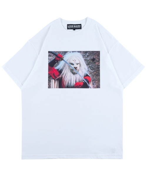 MEDICOM TOY(メディコムトイ)の「MLE 快傑ライオン丸 「LION-MARU」 TEE(Tシャツ/カットソー・メンズ・その他・SMALL/MEDIUM/LARGE/X-LARGE)」の1枚目の写真