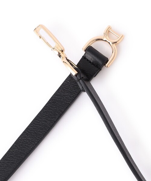 MACKINTOSH PHILOSOPHY(マッキントッシュ フィロソフィー)の「ビットバックルスライドベルト(ベルト・レディース・オフホワイト/ブラック・FREE)」の3枚目の写真