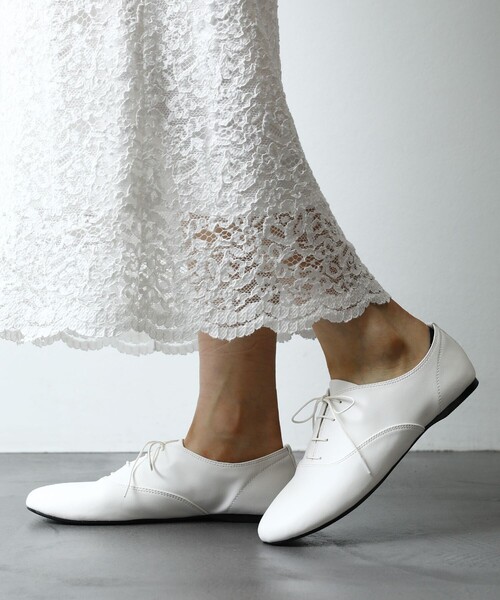 FREAK'S STORE(フリークスストア)の「限定展開 レースアップ フラットシューズ(ドレスシューズ・メンズ・ブラック/ホワイト/レオパード・24.0cm/23.0cm/28.0cm/27.0cm/26.0cm/25.0cm)」の14枚目の写真