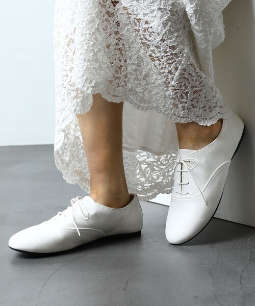 FREAK'S STORE(フリークスストア)の「限定展開 レースアップ フラットシューズ(ドレスシューズ・メンズ・ブラック/ホワイト/レオパード・24.0cm/23.0cm/28.0cm/27.0cm/26.0cm/25.0cm)」の15枚目の写真