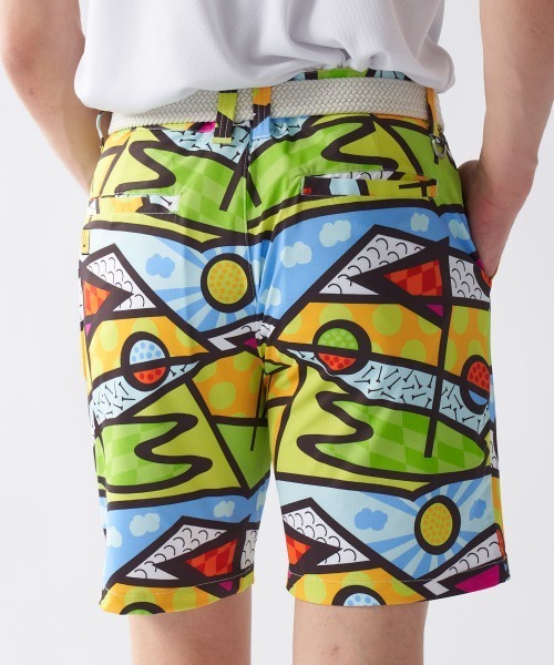 Loudmouth（ラウドマウス）の「LOUDMOUTH/ラウドマウス ゴルフウェア エコ ショートパンツ ハーフパンツ 吸汗速乾 UVカット 接触冷感 遮熱 ストレッチ リサイクル糸（その他パンツ・メンズ・その他5/その他6/その他4/その他1/その他3/その他2・M/L/LL）」の12枚目の写真