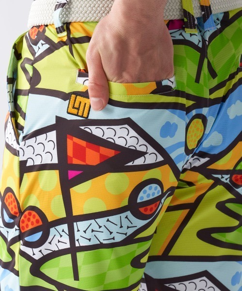 Loudmouth（ラウドマウス）の「LOUDMOUTH/ラウドマウス ゴルフウェア エコ ショートパンツ ハーフパンツ 吸汗速乾 UVカット 接触冷感 遮熱 ストレッチ リサイクル糸（その他パンツ・メンズ・その他5/その他6/その他4/その他1/その他3/その他2・M/L/LL）」の13枚目の写真