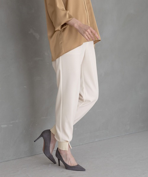 Elura（エルーラ）の「サマ見えジョガーパンツ＜低身長サイズあり＞/320065（その他パンツ・レディース・ネイビー/ブラック/オフホワイト・LARGE/FREE(S)/MEDIUM/X-LARGE）」の21枚目の写真