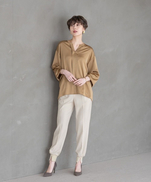 Elura（エルーラ）の「サマ見えジョガーパンツ＜低身長サイズあり＞/320065（その他パンツ・レディース・ネイビー/ブラック/オフホワイト・LARGE/FREE(S)/MEDIUM/X-LARGE）」の20枚目の写真