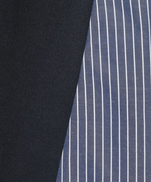 ikka（イッカ）の「【親子コーデ】異素材切り替えサイドリボンワンピース（ワンピース・レディース・ネイビー/ベージュ・M/L/S）」の22枚目の写真