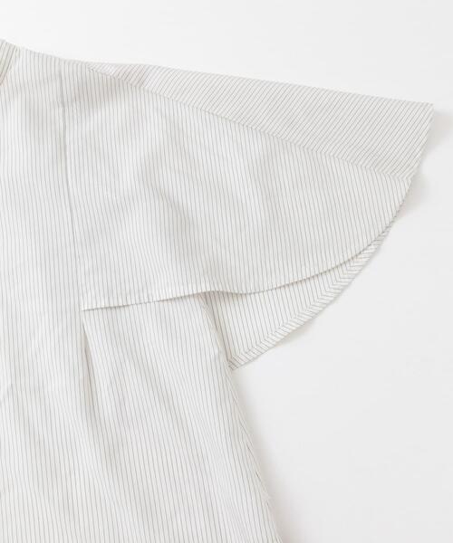 KBF（ケイビーエフ）の「ストライプマントシャツ（シャツ/ブラウス・レディース・ブルー/チャコールグレー/アイボリー・ONE）」の15枚目の写真