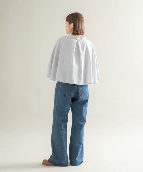 KBF（ケイビーエフ）の「ストライプマントシャツ（シャツ/ブラウス・レディース・ブルー/チャコールグレー/アイボリー・ONE）」の21枚目の写真