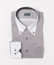 TOKYO SHIRTS | 【Layered Cool】 形態安定ノーアイロン ボタンダウン 長袖ビジネスワイシャツ(ビジネスシャツ)