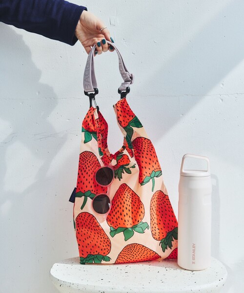 BAGGU（バグー）の「BAGGU/バグゥ BABY BAGGU ベイビーバグゥ（ショルダーバッグ・メンズ・ラベンダー/ピンク・ONE SIZE）」の14枚目の写真