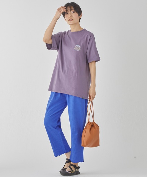 KRIFF MAYER Lady's Collection（クリフメイヤーレディースコレクション）の「【綿100%】楊柳イージーパンツ（その他パンツ・レディース・イエロー/カラフル/ブラック/ナチュラル/グレー/ブルー・LARGE/MEDIUM）」の16枚目の写真