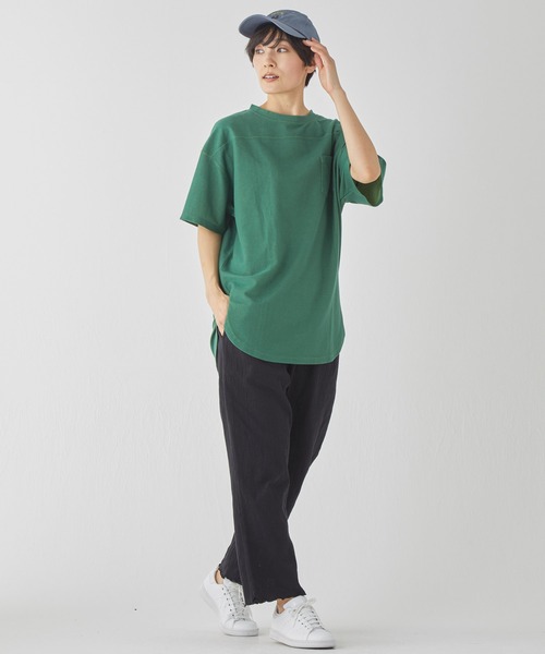 KRIFF MAYER Lady's Collection（クリフメイヤーレディースコレクション）の「【綿100%】楊柳イージーパンツ（その他パンツ・レディース・イエロー/カラフル/ブラック/ナチュラル/グレー/ブルー・LARGE/MEDIUM）」の21枚目の写真