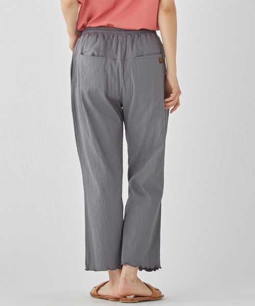 KRIFF MAYER Lady's Collection（クリフメイヤーレディースコレクション）の「【綿100%】楊柳イージーパンツ（その他パンツ・レディース・イエロー/カラフル/ブラック/ナチュラル/グレー/ブルー・LARGE/MEDIUM）」の12枚目の写真