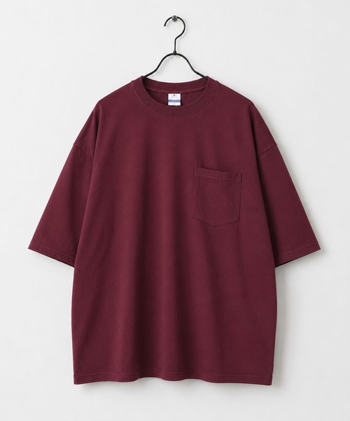 CALIFORNIA OUTFITTERS(カリフォルニア アウトフィッターズ)の「3D1 ポケット付 ワイドシルエット Tシャツ(Tシャツ/カットソー・メンズ・ブルー/ブラック/ワイン/ホワイト/ブラウン/チャコール・M/L/XL)」の6枚目の写真
